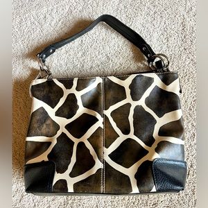 Animal Print Leather Medium sized Shoulder bag